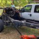 Image for article titled Man Tries Using Tree To Lift Ford Super Duty Cab And It Goes Terribly Wrong